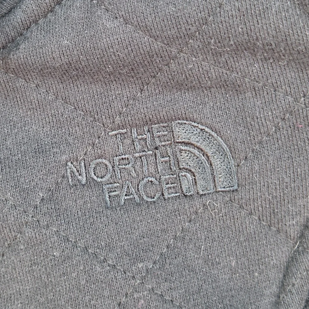 The North Face Quilted Jacket Womens S Quilted Fleece Lined Funnel Neck Black